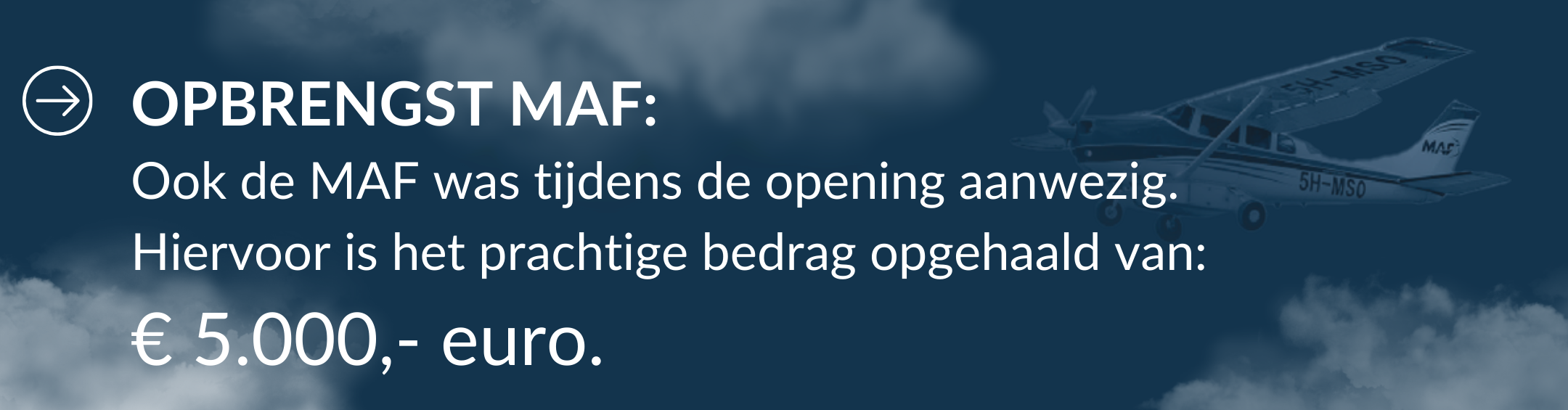 Opbrengst MAF