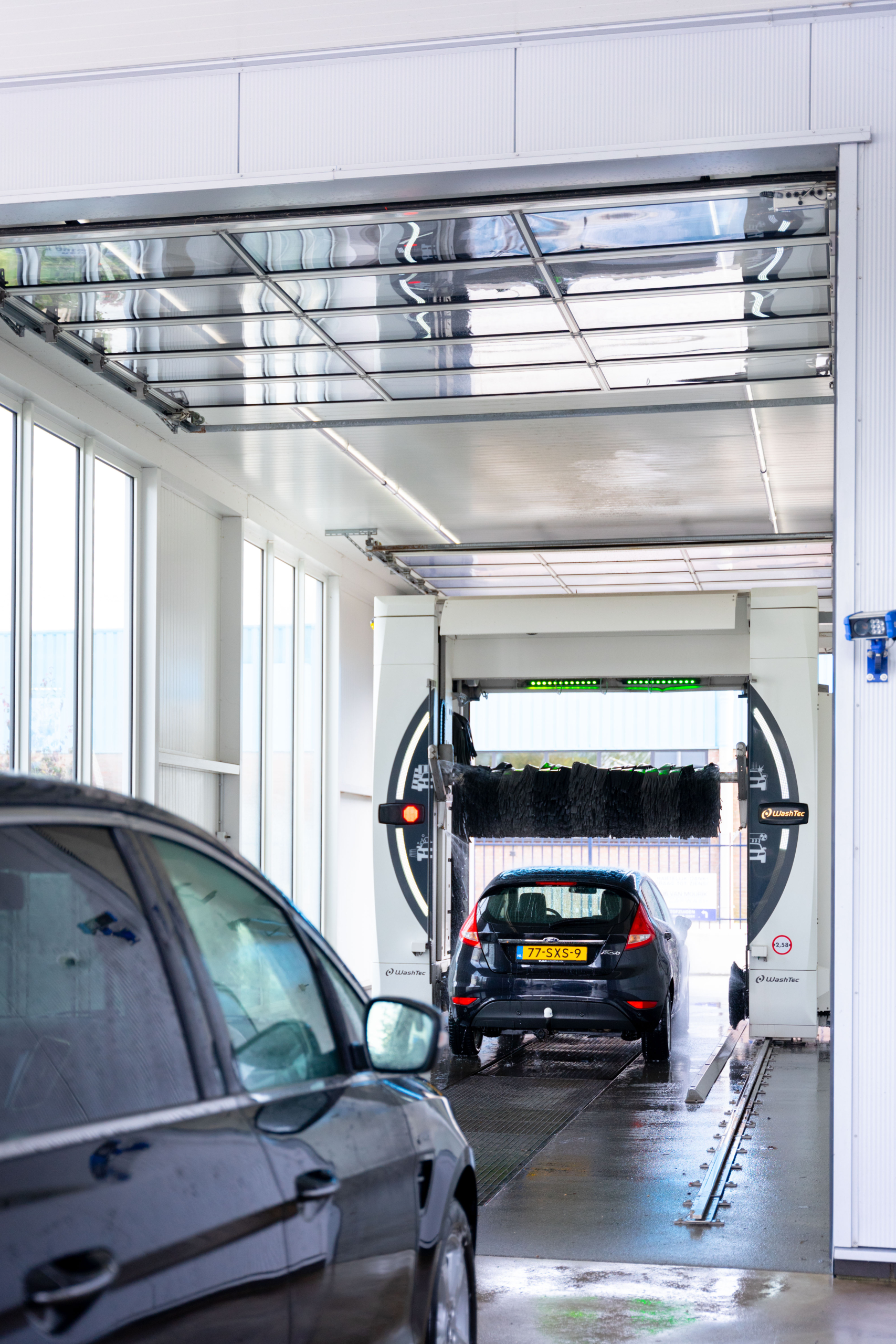 Verlichting wasstraat